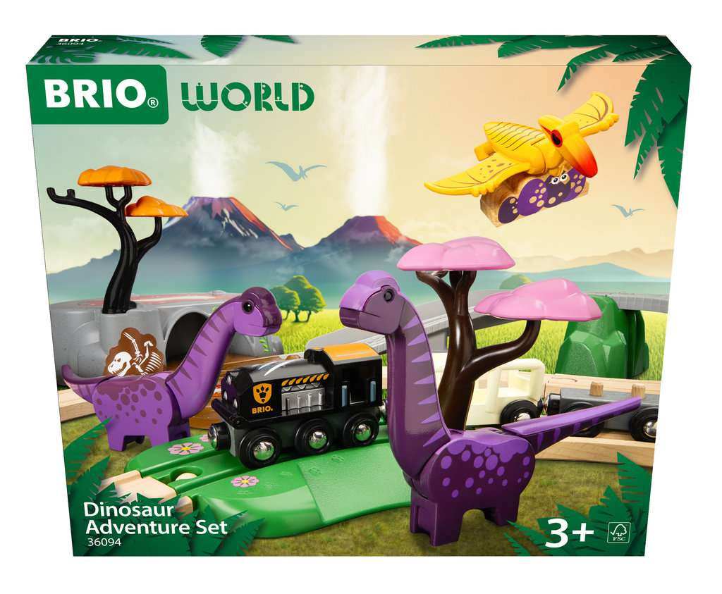 BRIO Dinosaurier Abenteuer-Set