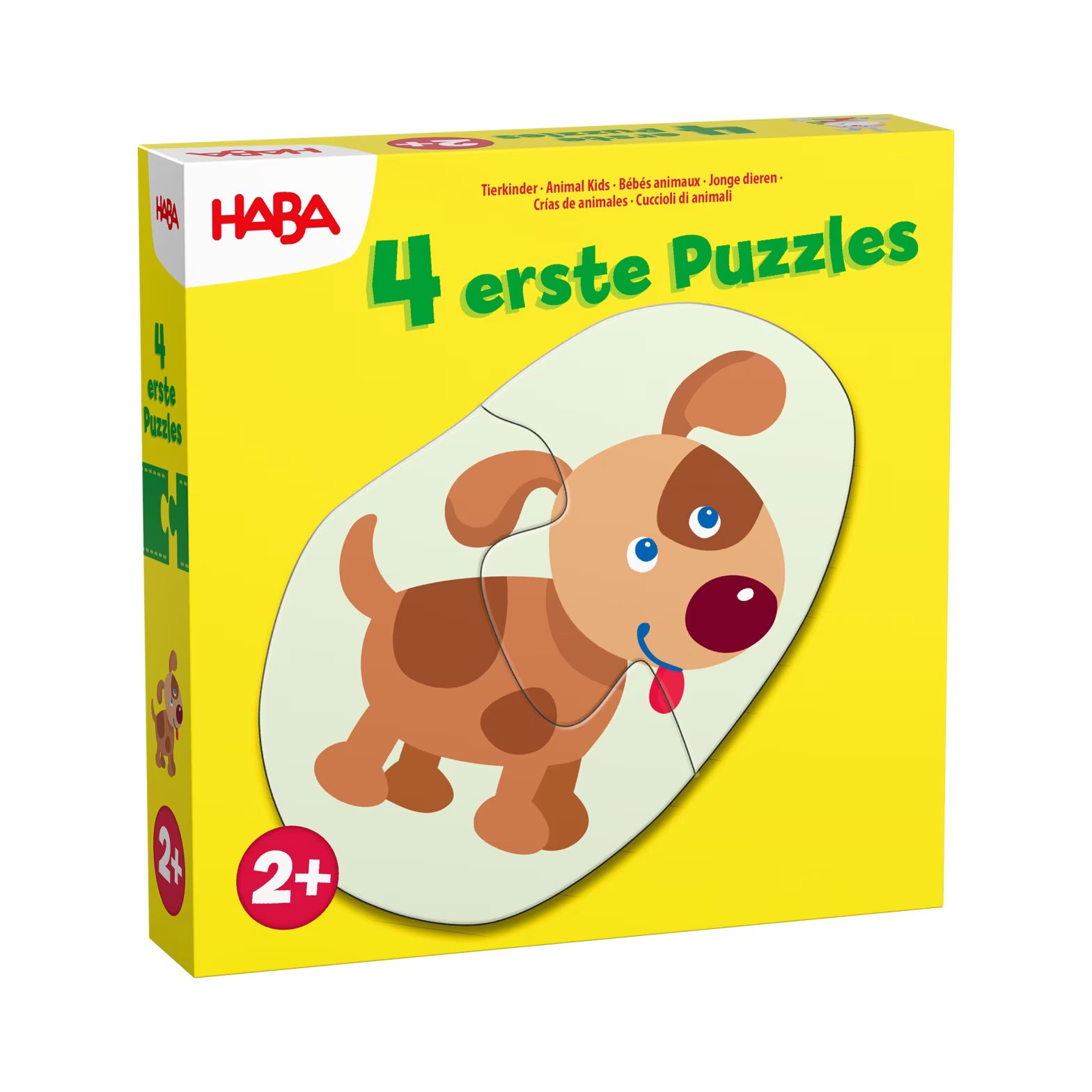 4 erste Puzzles – Tierkinder