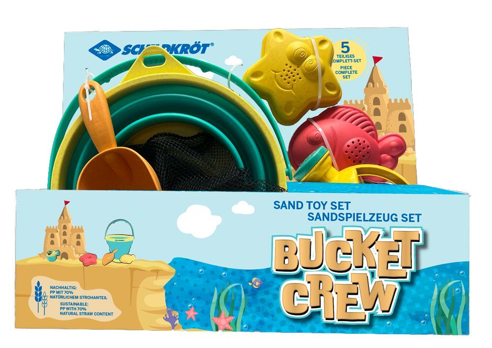 Schildkröt Sand Toys Set Bucket Crew