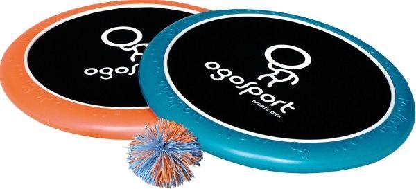 Schildkröt Funsports - OGOSPORT Set, 2 Ogo Softdiscs (orange+ blau) +1 OGO Ball