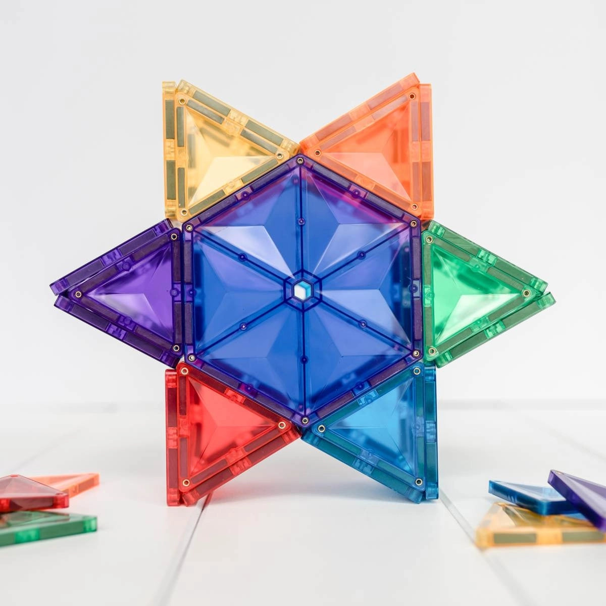 Bausteine CONNETIX Connetix Magnetbausteine Rainbow Geometry Pack 30 Teile