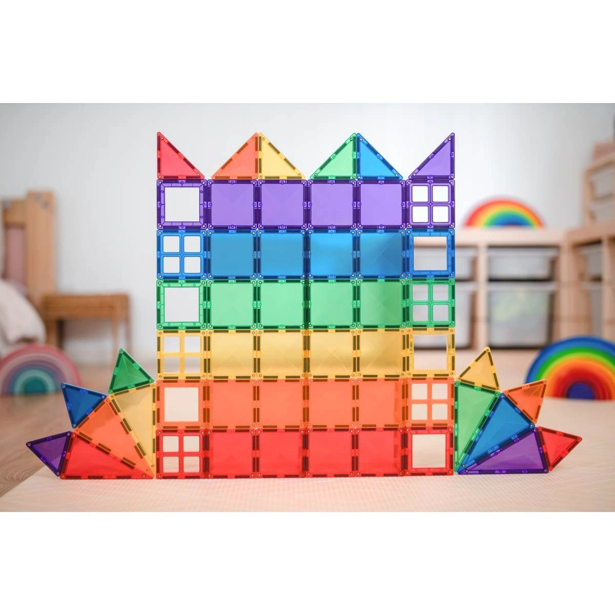 Bausteine CONNETIX CONNETIX Connetix Magnetbausteine Rainbow Starter Pack 60 Teile