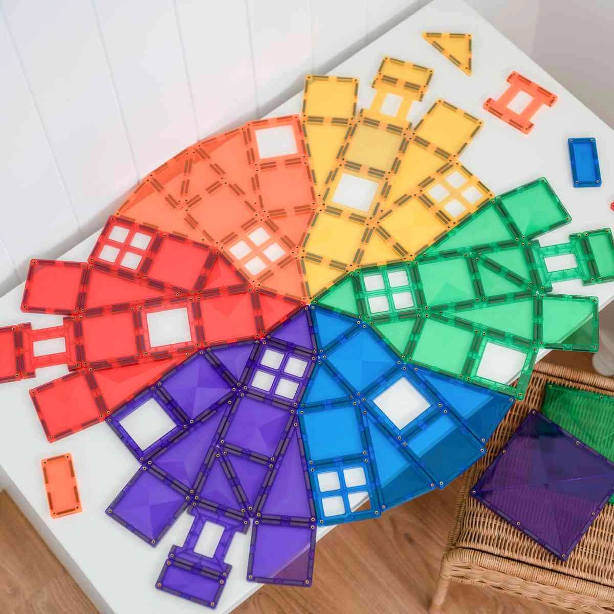 Bausteine CONNETIX Connetix Magnetbausteine Rainbow Creative Pack 102 Teile