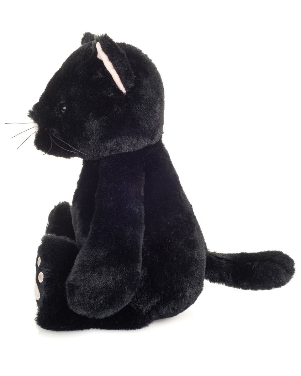 Teddy-Herrmann ⎮ Schlenkerkatze Tilly schwarz ⎮ 35 cm