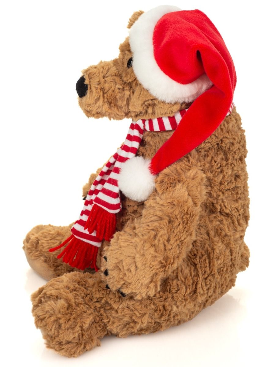 Plüschtier Teddy Hermann Teddy-Herrmann ⎮ Braunbär Howard Christmas Edition ⎮ 34 cm