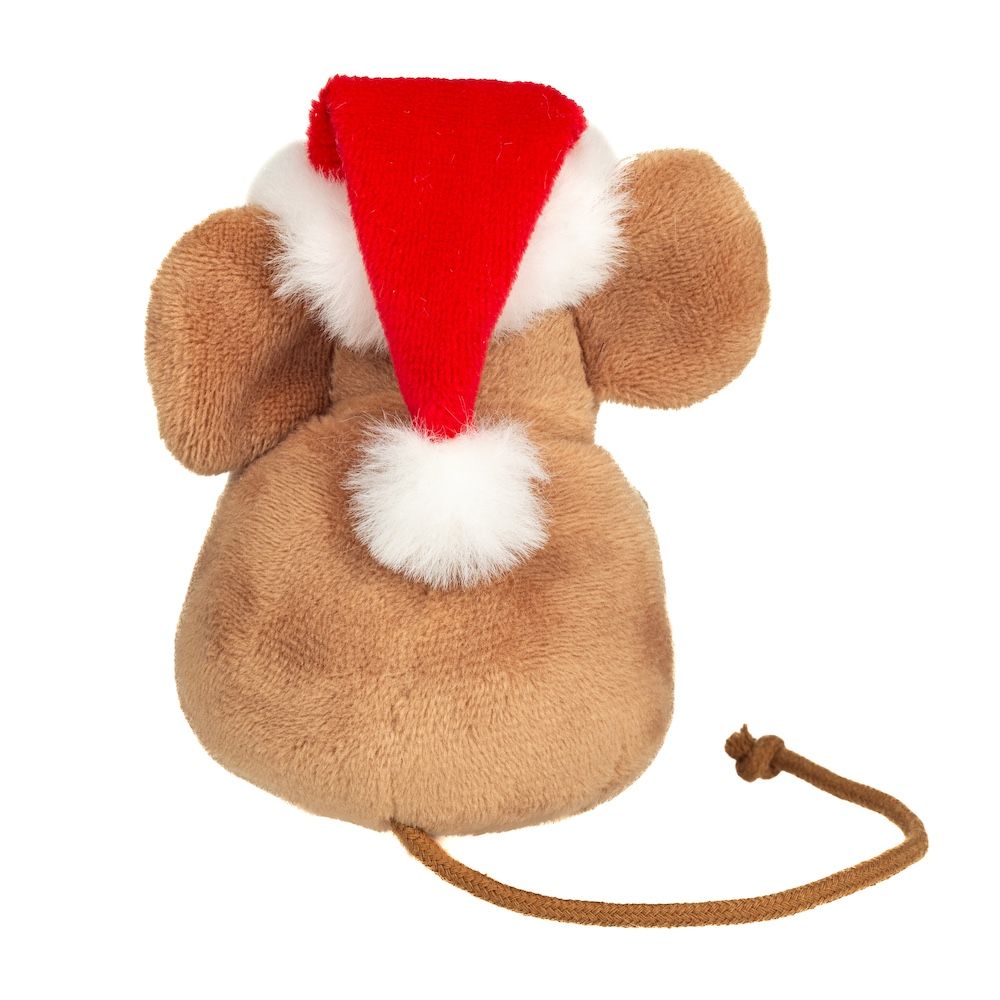 Plüschtier Teddy Hermann Teddy-Herrmann ⎮ Weihnachtsmaus mit Tannenbaum ⎮ 11 cm