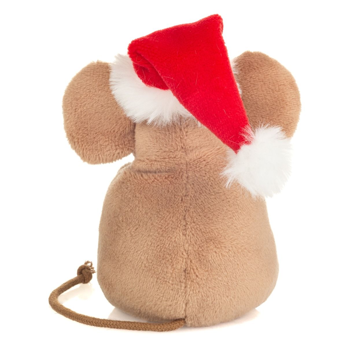 Teddy-Herrmann ⎮ Weihnachtsmaus mit Ilexblatt ⎮ 11 cm