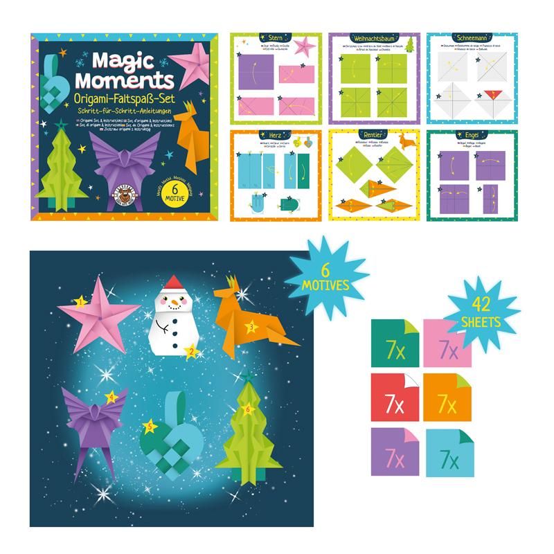 Magic Moments Origami-Faltspass-Set, 42 Bätter