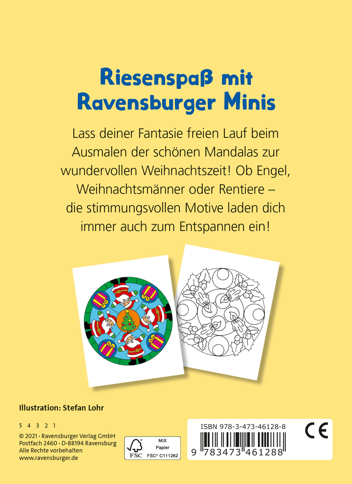 Ravensburger Minis - Die schönsten Mandalas zu Weihnachten