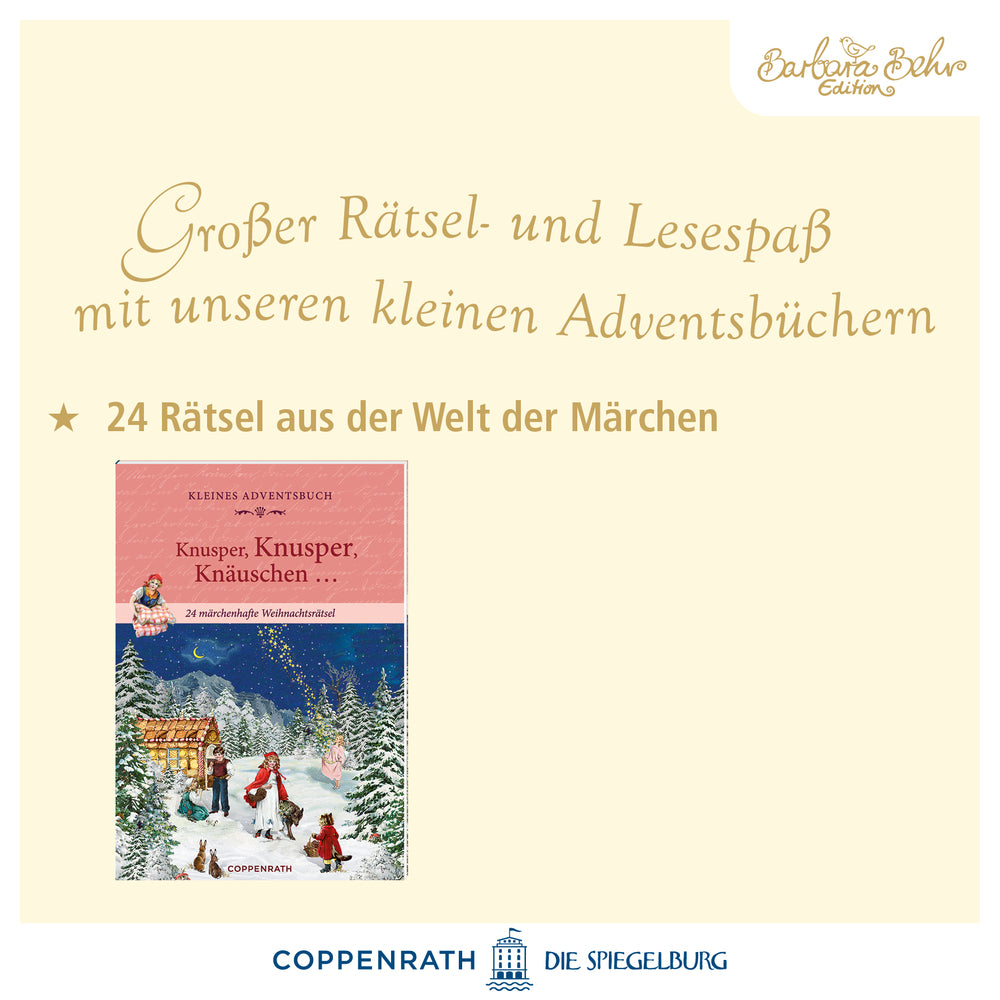 Adventskalender Coppenrath Verlag Knusper, knusper, knäuschen ..., Adventskalender-Buch (Kopie)