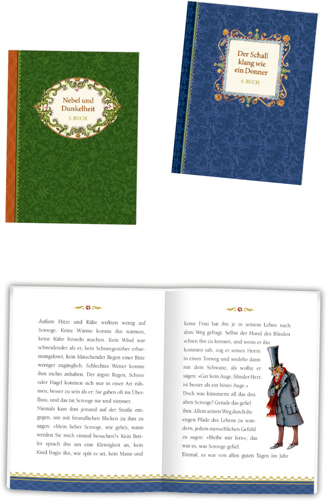 Adventskalender Coppenrath Verlag Eine Weihnachtsgeschichte (Ch.Dickens), Buchbox-Adventskalender