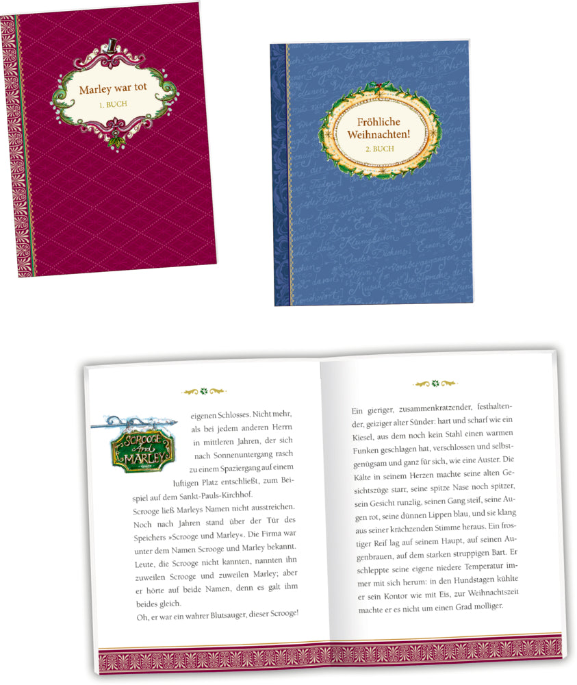 Adventskalender Coppenrath Verlag Eine Weihnachtsgeschichte (Ch.Dickens), Buchbox-Adventskalender