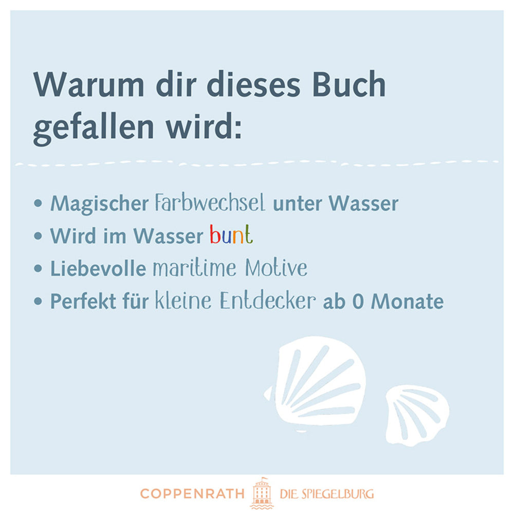 Baby Coppenrath Verlag Babys Kontrast-Zauber-Badebuch: Kuckuck!