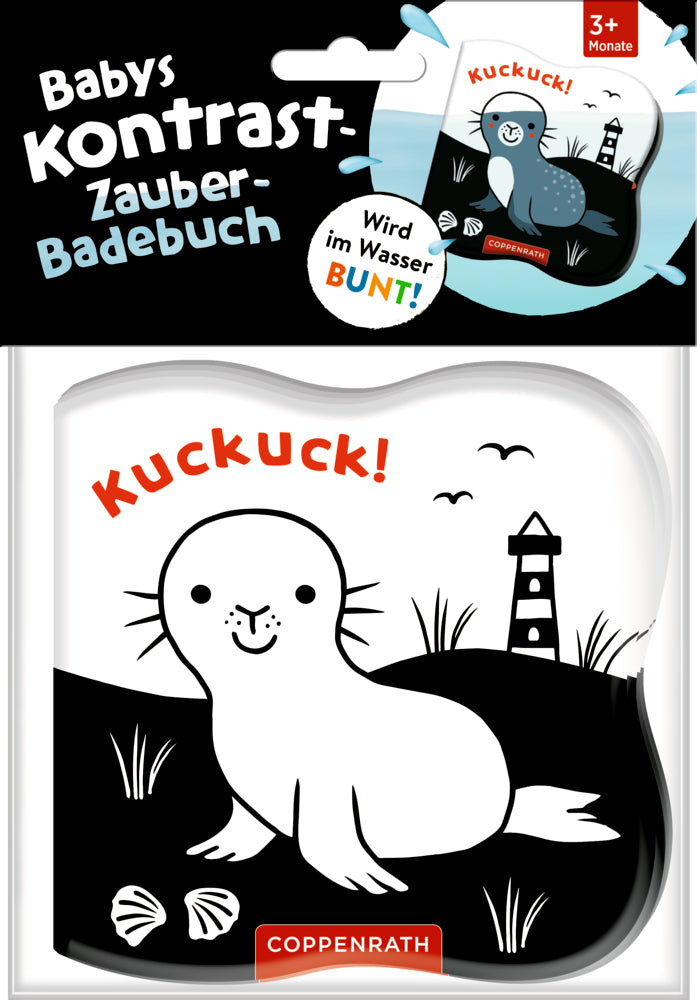 Baby Coppenrath Verlag Babys Kontrast-Zauber-Badebuch: Kuckuck!