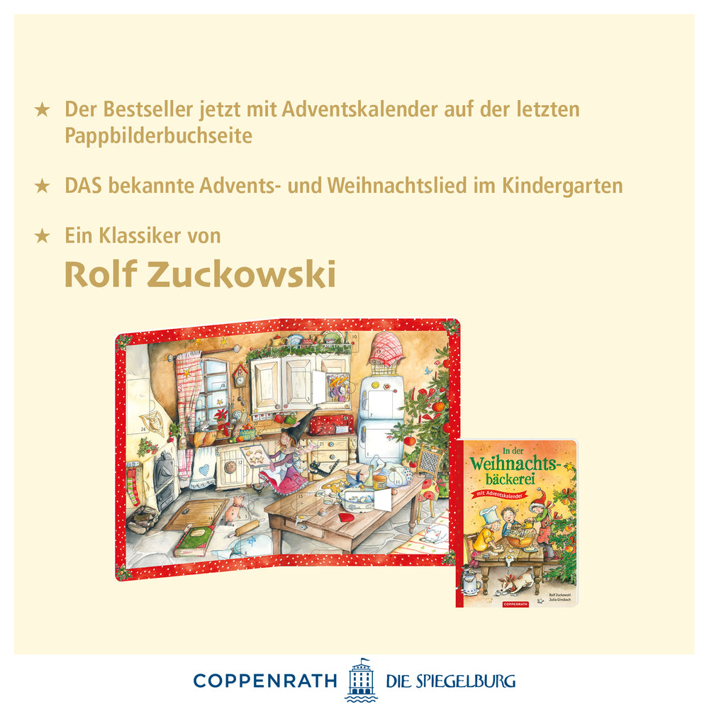 Adventskalender Coppenrath Verlag In der Weihnachtsbäckerei - Buch mit Adventskalender