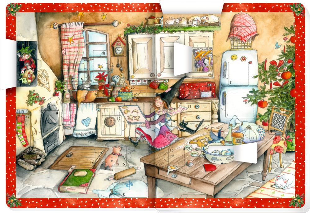 Adventskalender Coppenrath Verlag In der Weihnachtsbäckerei - Buch mit Adventskalender