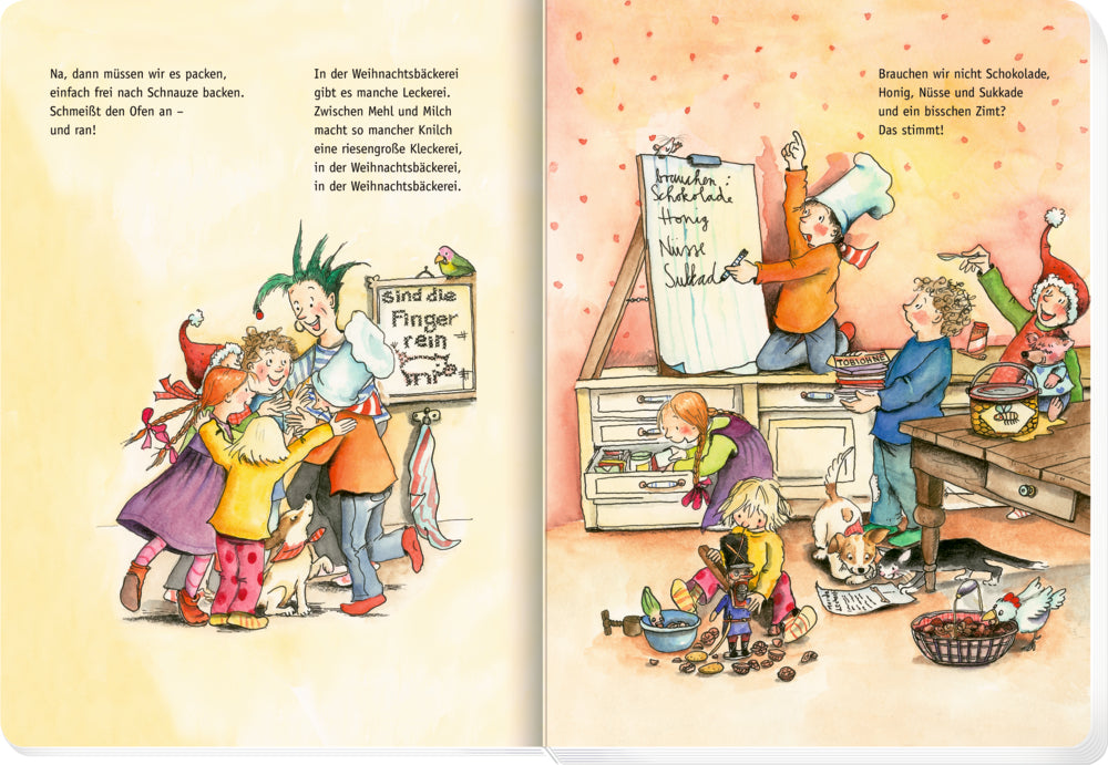 Adventskalender Coppenrath Verlag In der Weihnachtsbäckerei - Buch mit Adventskalender