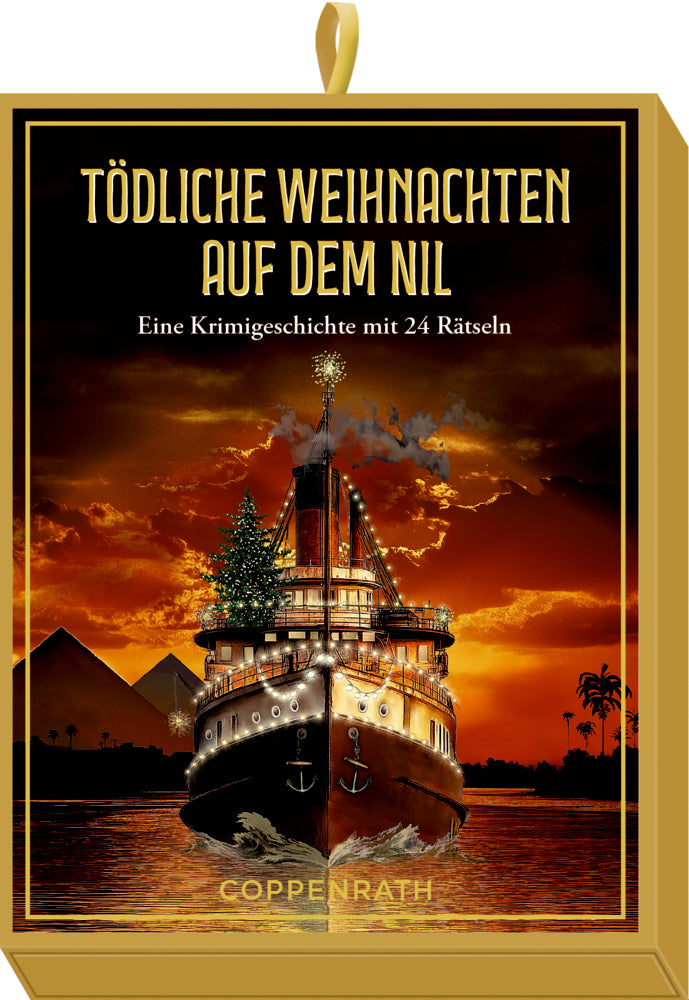 Tödliche Weihnachten auf dem Nil, Krimigeschichte mit 24 Rätseln (Behr)