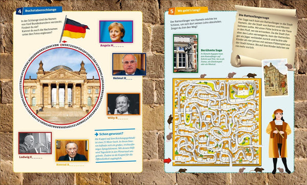 WAS IST WAS Rätseln und Stickern: Deutschland - WELTENTDECKER
