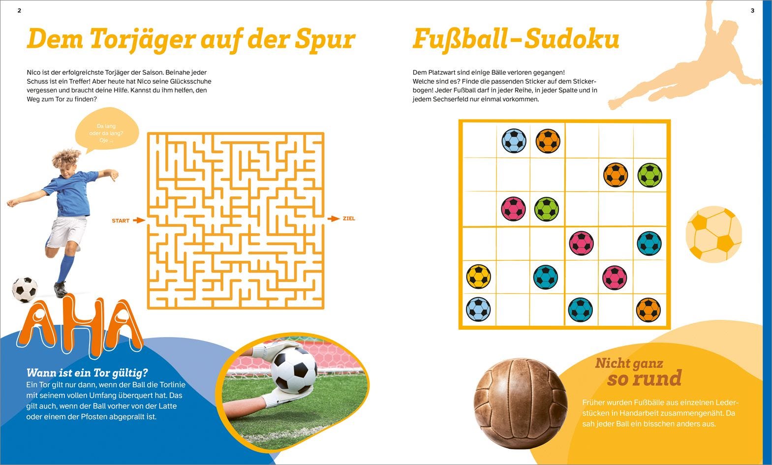 Buch Tessloff WAS IST WAS Rätseln und Stickern: Fußball
