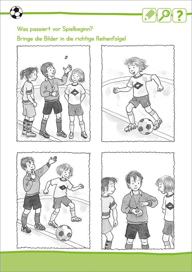Rätselspaß Fußball.