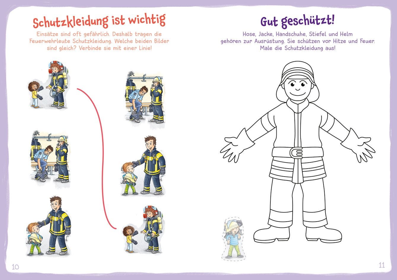 Malen Tessloff WAS IST WAS Meine Welt Mach mit! Feuerwehr
