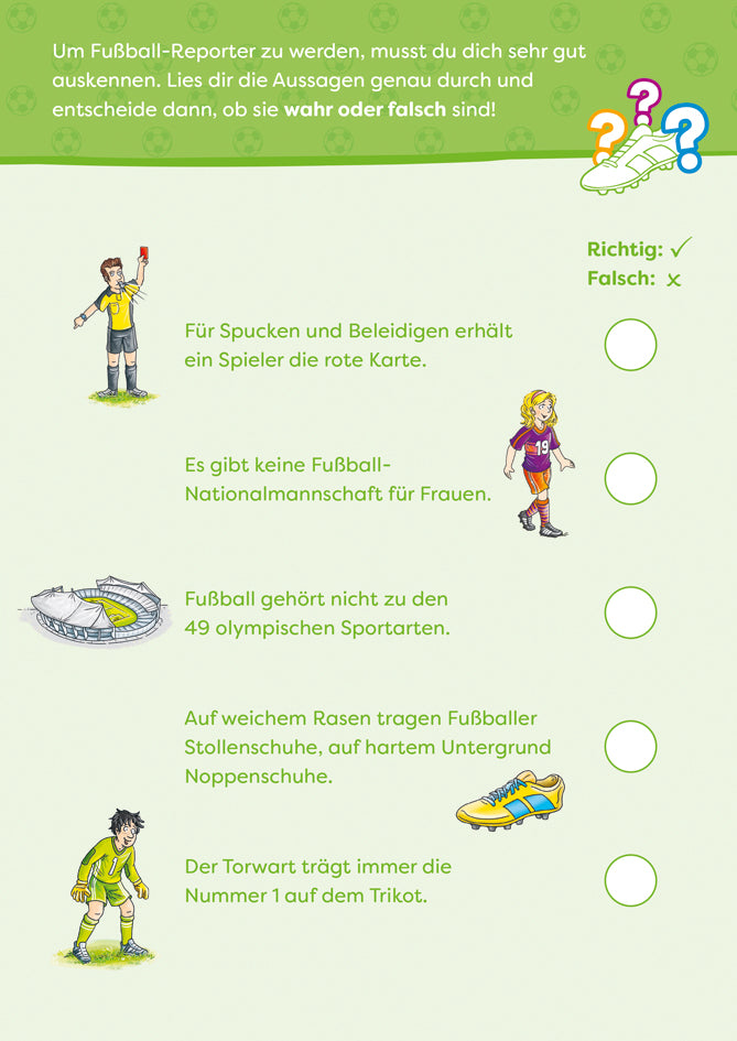 Kicker-Rätselspaß. Fußball