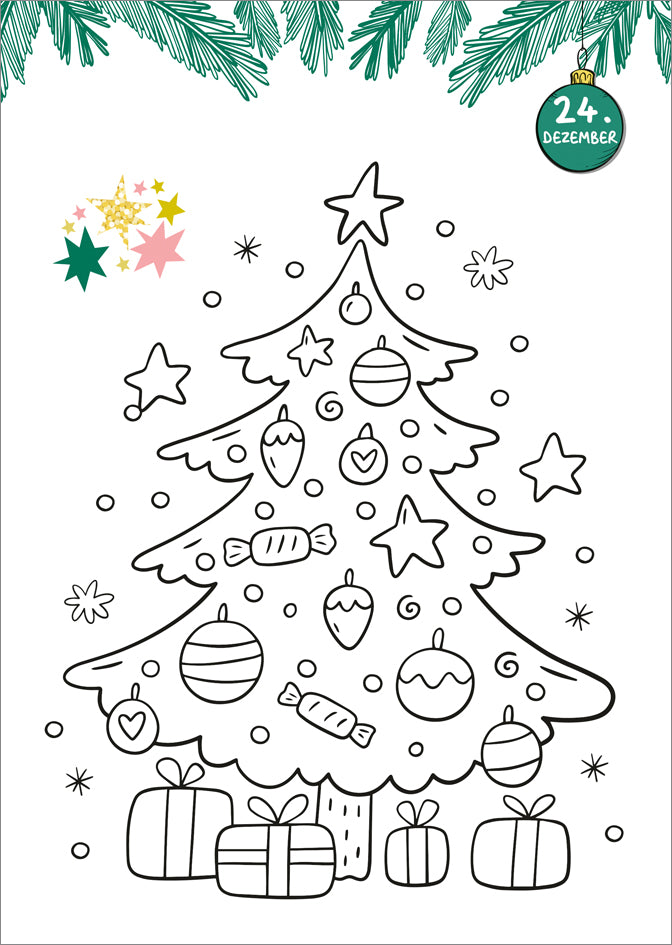 Malen Tessloff 24 x malen und dann ist Weihnachten!