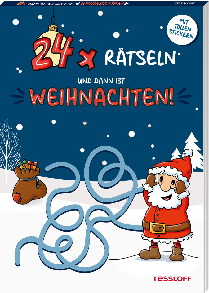 Rätselbuch Tessloff 24 x rätseln und dann ist Weihnachten!