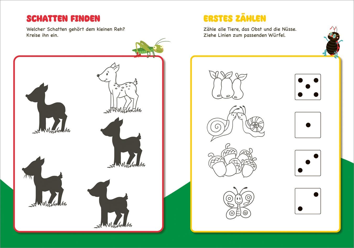 Malen und Rätseln für Kindergartenkinder. Natur