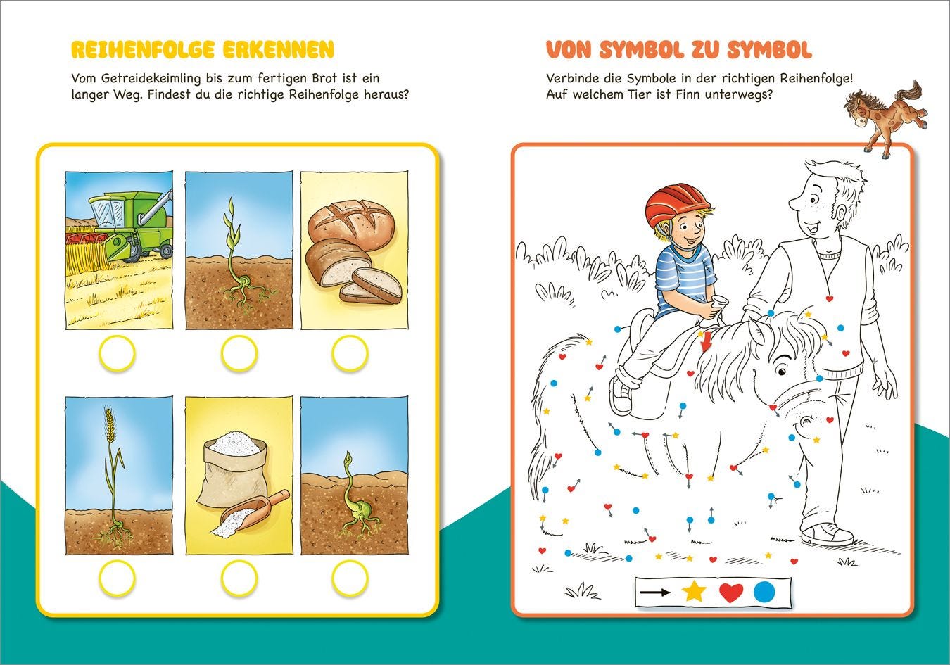 Malen Tessloff Malen und Rätseln für Kindergartenkinder. Bauernhof