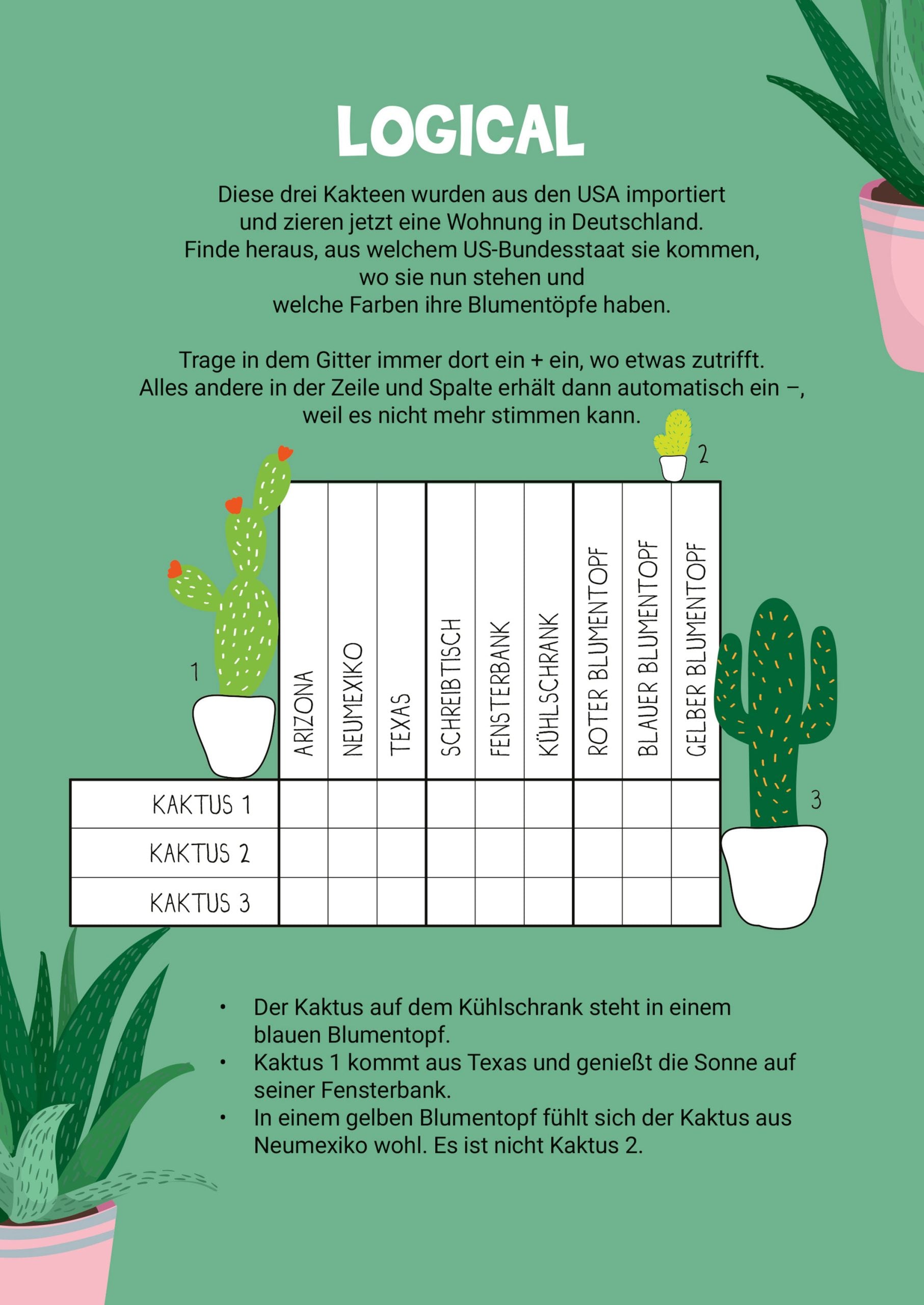 Logikrätsel für Superhirne