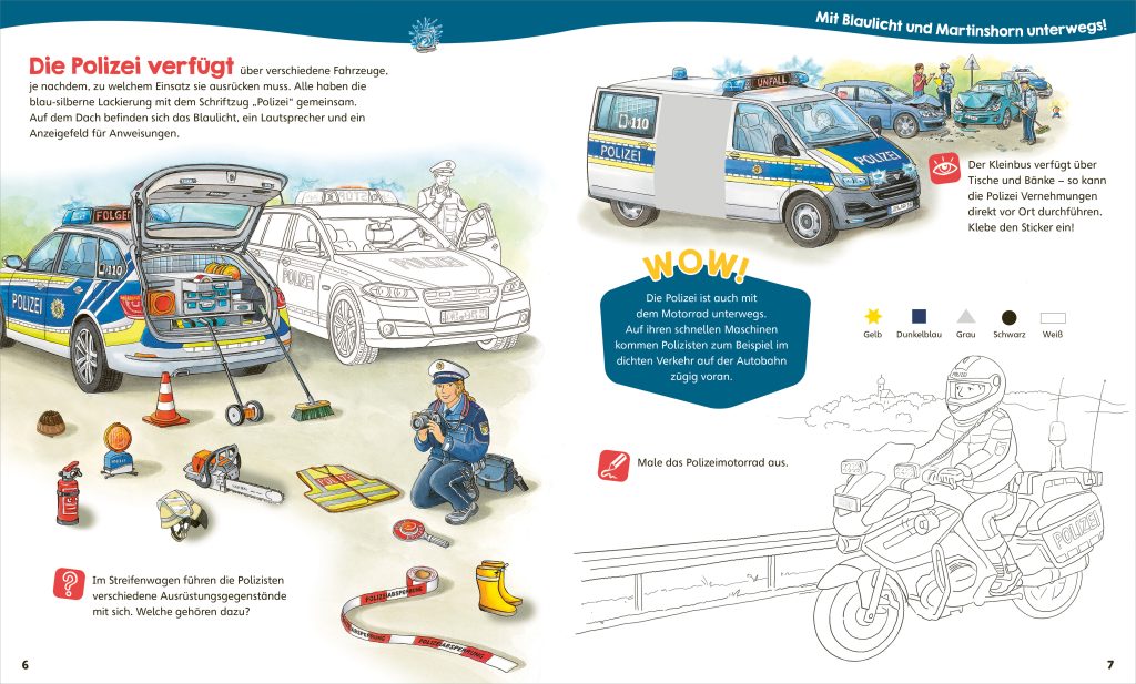 WAS IST WAS Junior // Mitmach-Heft // Polizei