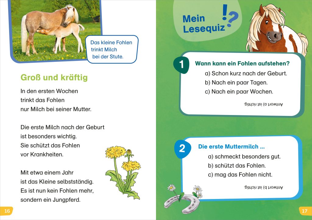 WAS IST WAS Erstes Lesen easy!  Komm mit zu den Pferden