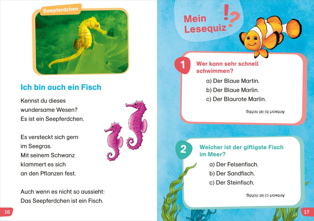 WAS IST WAS Erstes Lesen easy!  Tiere im Meer