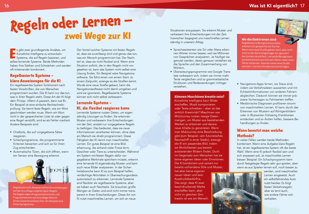 Buch Tessloff WAS IST WAS Naturwissenschaften easy! Schlau, schlauer, KI? Künstliche Intelligenz erleben