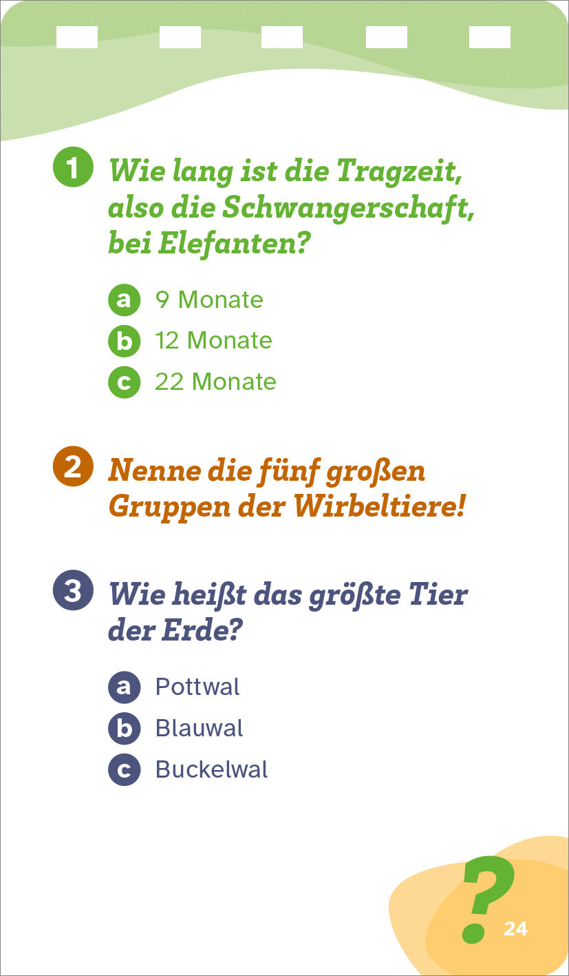 WAS IST WAS Quiz Tiere
