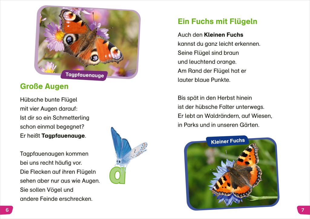 WAS IST WAS Erstes Lesen easy!  Unsere Schmetterlinge