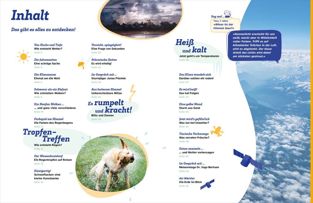 Buch Tessloff WAS IST WAS Wetter. Mal Sonnenschein, mal wilder Sturm