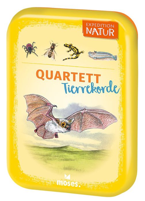 Moses 50 Karten / Pocket Quiz Moses Verlag Expedition Natur - Quartett: Tierrekorde