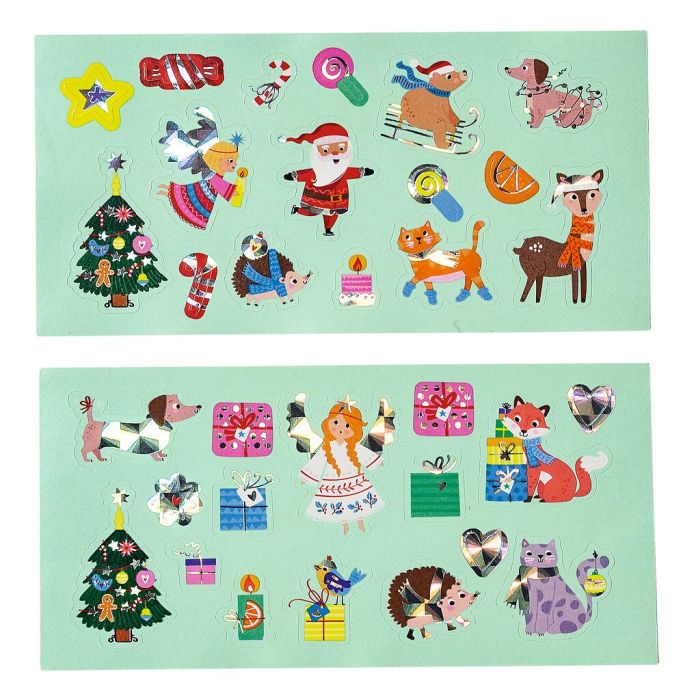 Sonstiges Moses Verlag Sticker von der Rolle Weihnachtsfreunde