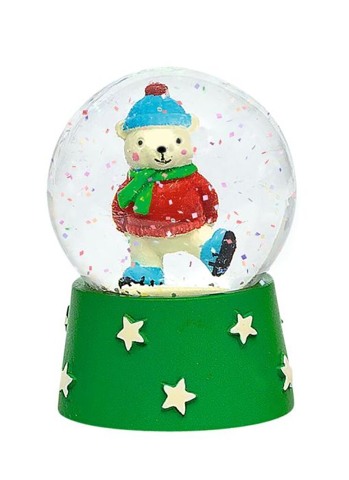 Weihnachten Moses Verlag Nachtleuchtende Schneekugel