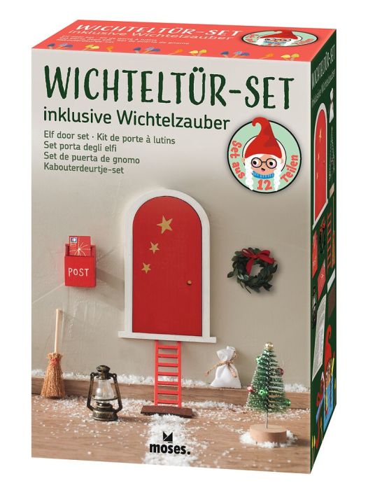 Weihnachten Moses Verlag Wichteltür-Set Weihnachtszauber