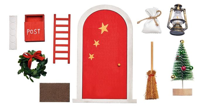 Weihnachten Moses Verlag Wichteltür-Set Weihnachtszauber