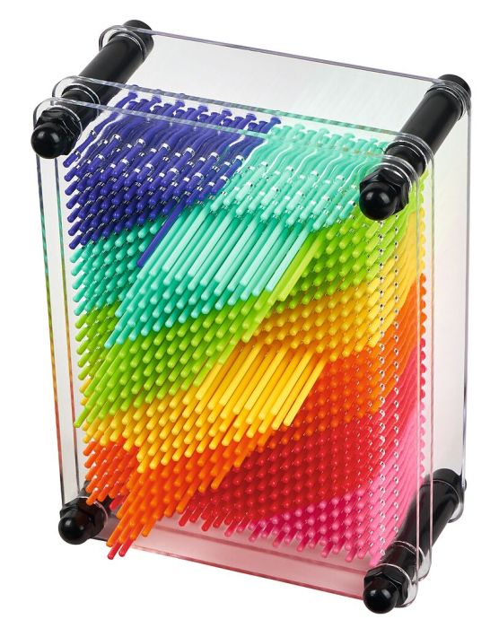 Krimskrams Moses Verlag 3D-Nagelbilder Regenbogen Pin Art