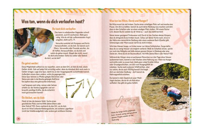 Sachbuch Moses Verlag Expedition Natur - Outdoor-Survival: Alles, was du zum Überleben in der Natur brauchst