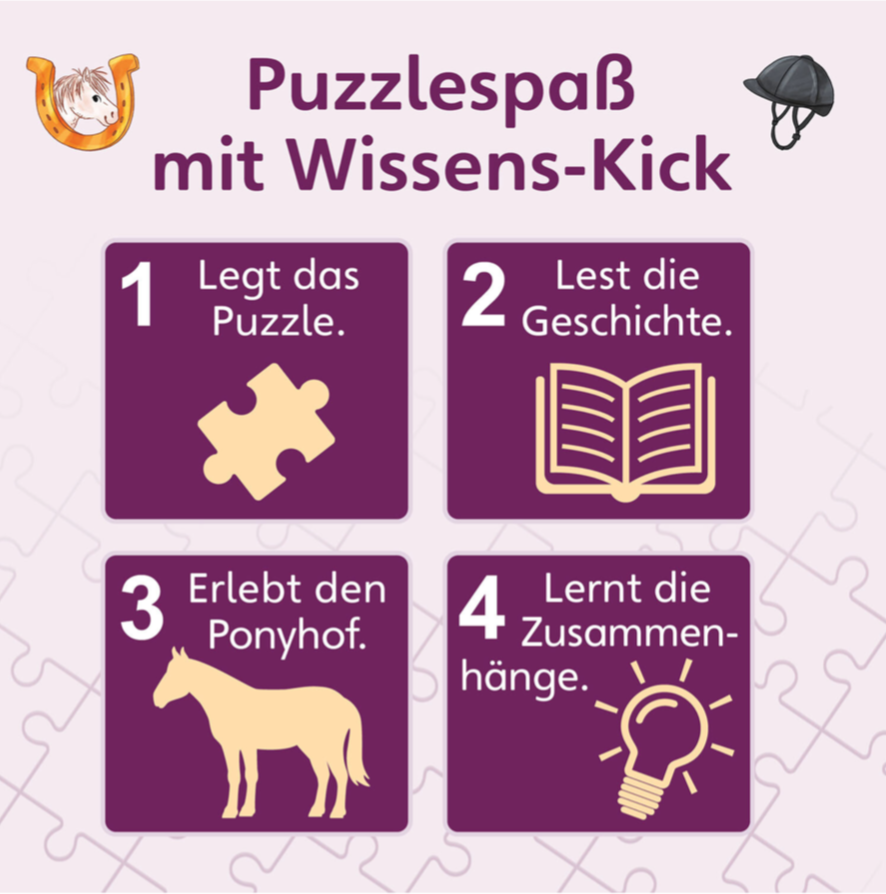 Wissenspuzzle: WAS IST WAS junior - Entdecke Pferde und Ponys