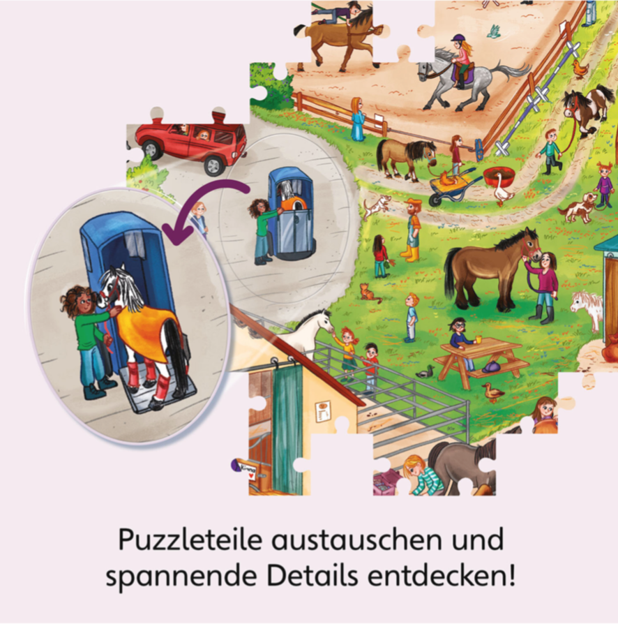 Wissenspuzzle: WAS IST WAS junior - Entdecke Pferde und Ponys
