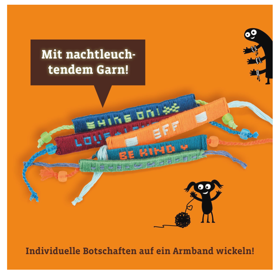 Namensbänder wickeln