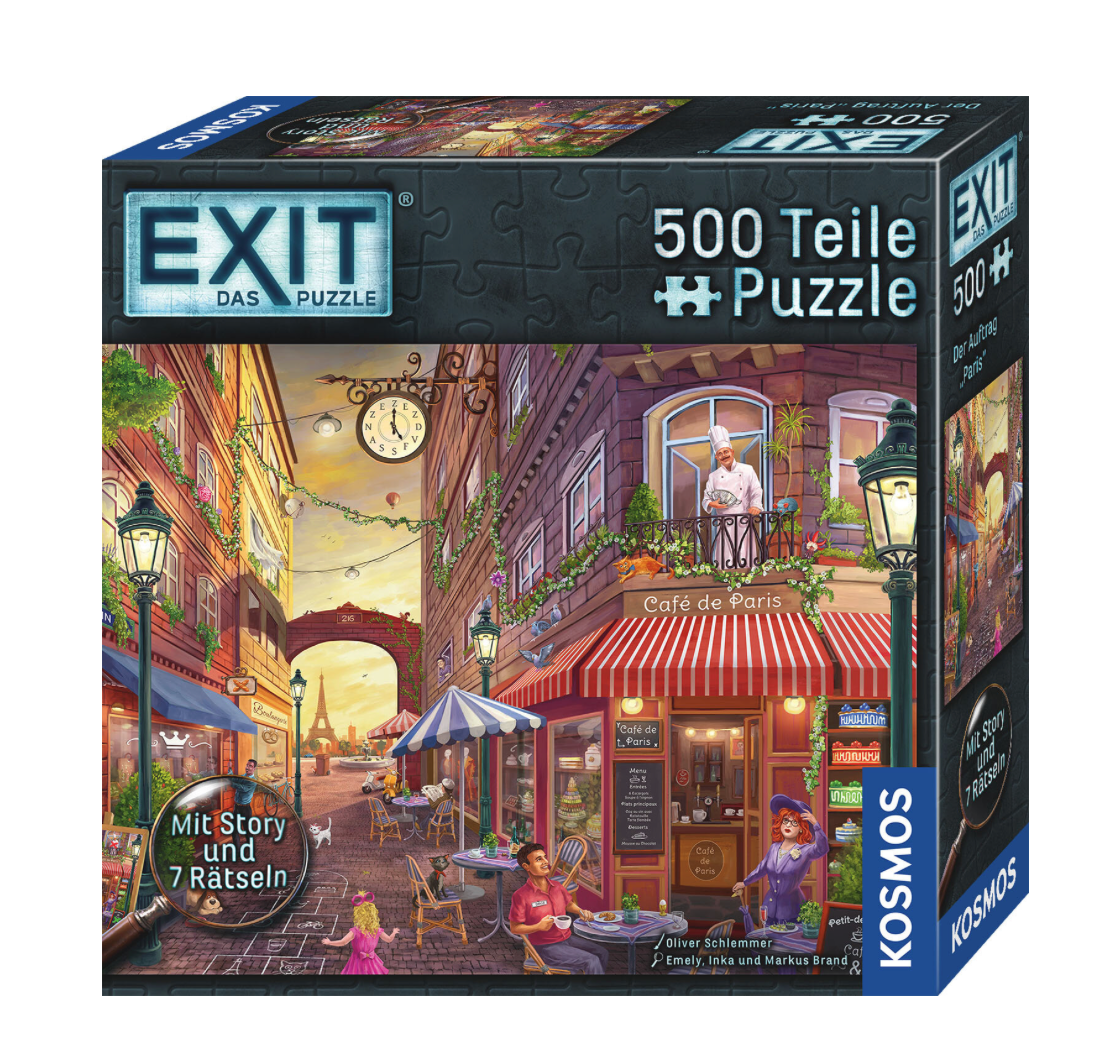 Rätselspiel KOSMOS EXIT - Das Puzzle: Der Auftrag "Paris"